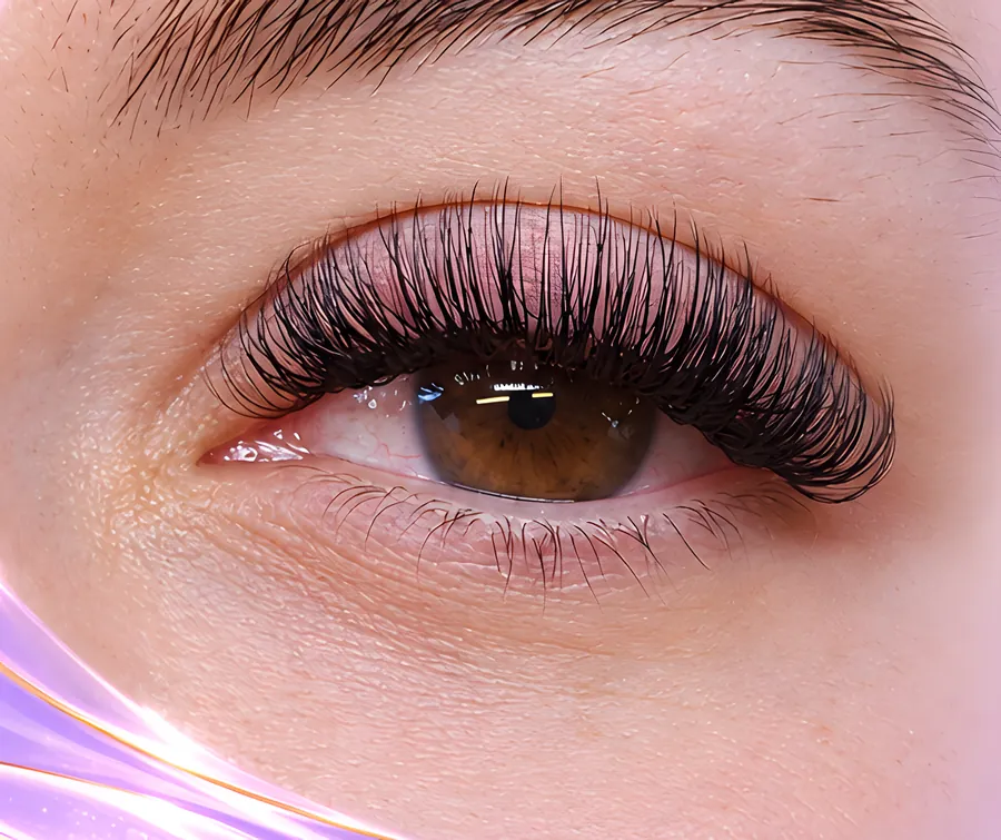 Volume U lashes, soft and rounded